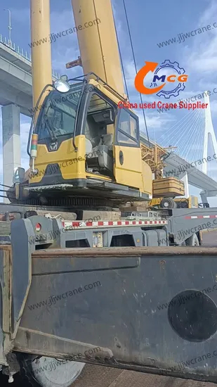 Высококачественный подержанный 80-тонный грузовой кран xcmg 2018 модель, подходящая для применения тяжелых строительных машин