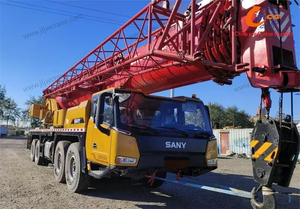 2023 Sany 80-тонный подержанный кран грузовика, разумная цена, первый выбор для строительного механизма