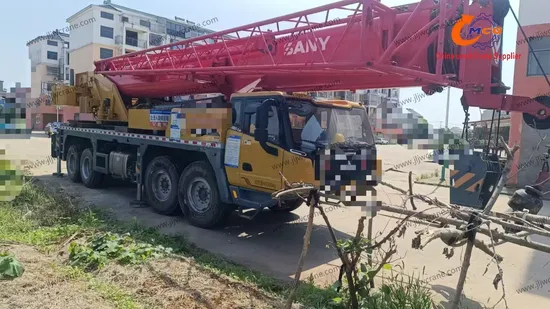 2024 Sany 80-тонный 5-сеческий бум использованный грузовой кран, новое состояние