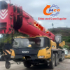 Б/у автокран Sany 80 тонн с 5-секционной стрелой STC800C5-8 2023 года выпуска, хорошие характеристики, разумная цена.
