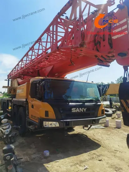 Экономичный подержанный кран грузовика 2020 STC 80 тонн Sany All Terrain Crane
